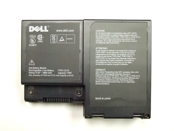 Recalled Dell Notebook computer battery