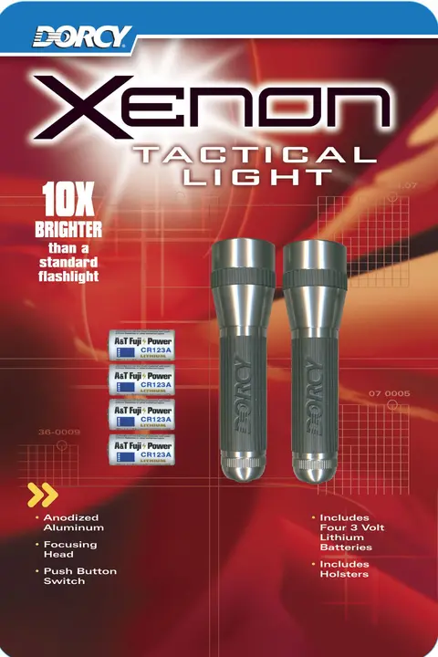 Recalled battery pack provided with Dorcy Xenon Tactical Light