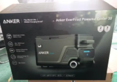 Packaging of recalled EverFrost Battery Powered Cooler Model A17A0