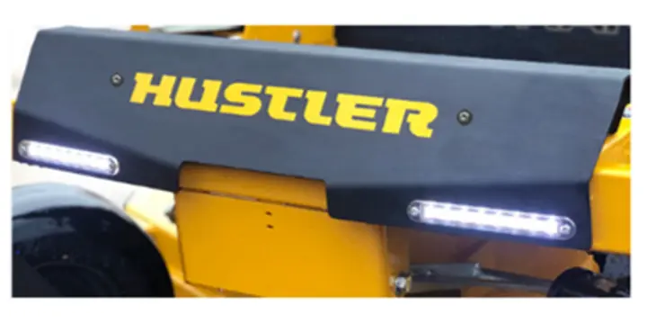 Led Light Board Installed in LED Light Kit on Hustler Mower