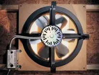 Sample Gable-Mounted Attic Fan with Recalled Electric Motor