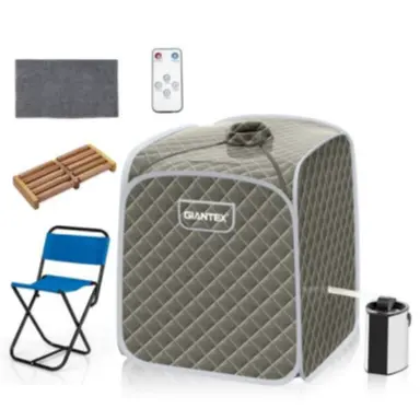 Recalled Portable Steam Sauna with accessories, Model Number: BA7635US-GR