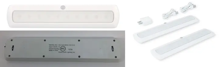 Recalled Good Earth Lighting Light - RE1122-WHG-12LF2-G as part of RE1145-WHG-12LF2-Q bundle
