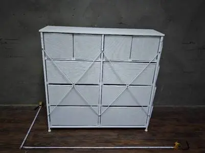 Recalled White Gunaito 10-Drawer Dresser (back)