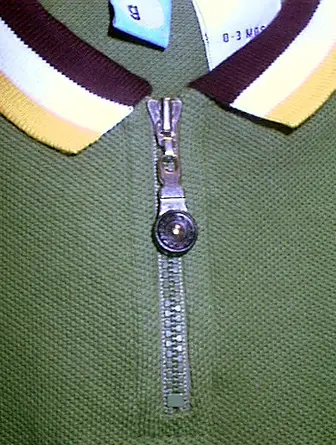 Recalled zipper on baby bodysuit