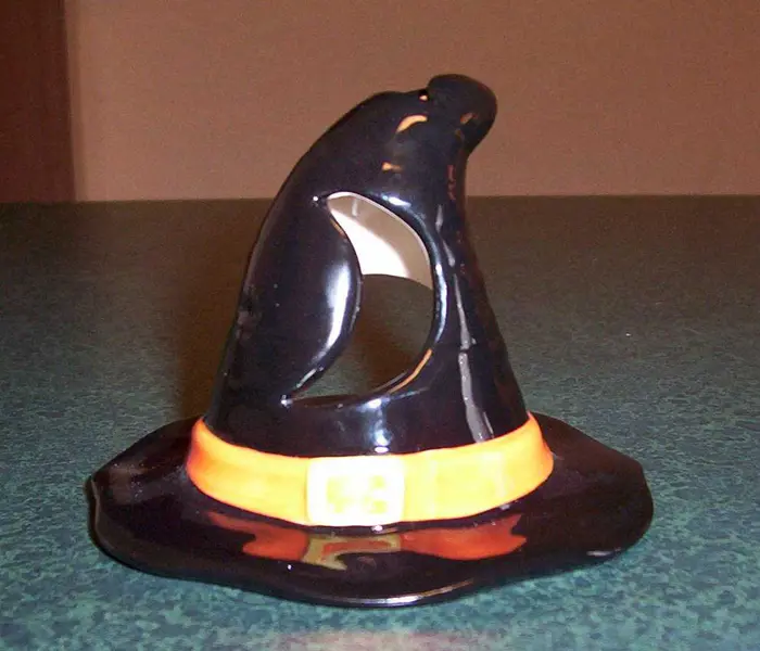 Recalled Halloween Witch Hat tealight candleholder