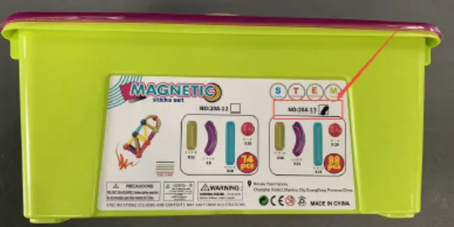 Recalled Huaker Magnetic Balls and Rods Set