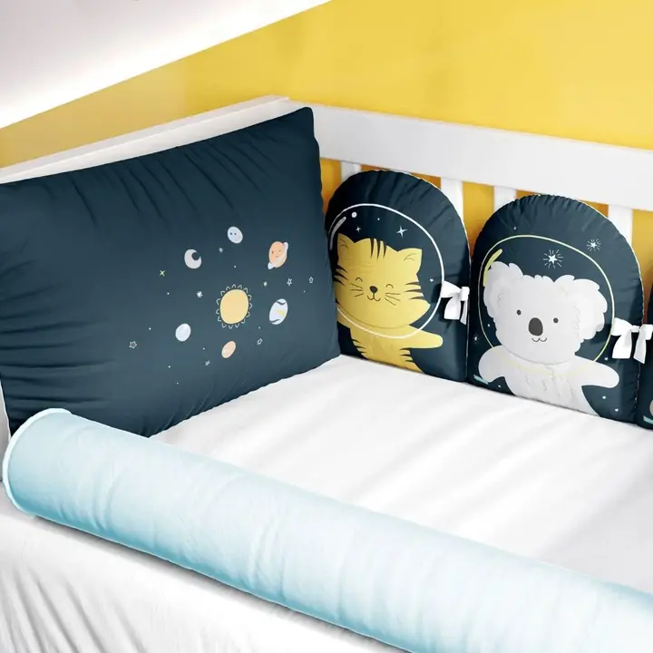 Recalled 13-Piece Astronaut Buddies Crib Bedding Set, 143140