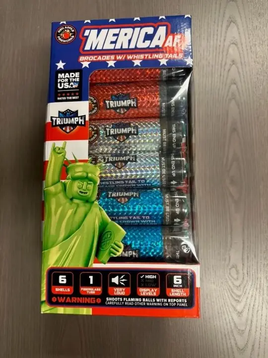 Recalled Red Apple Fireworks 'Merica AF Firework