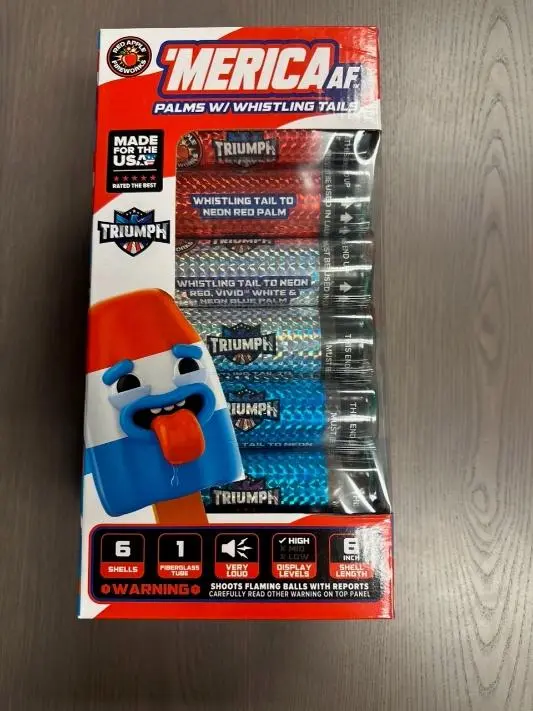 Recalled Red Apple Fireworks 'Merica AF Firework