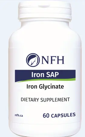 Recalled Iron SAP Iron Glycinate (60 Capsules 1029U)