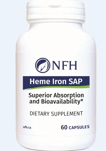 Recalled Heme Iron SAP Superior Absorption and bioavailability (60 capsules 1124U)