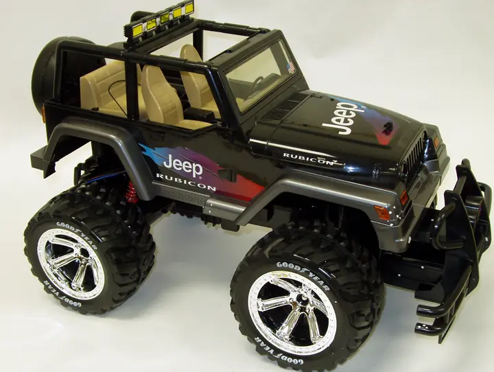 Recalled Jeep Rubicon radio-control toy truck