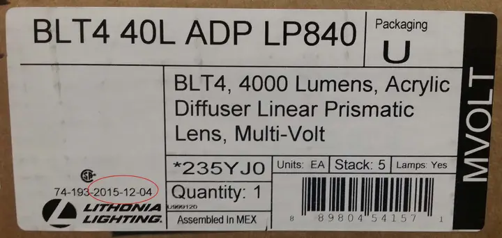 The date code on the packaging is in a YYYY/MM/DD format.