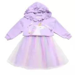 Recalled Lola + The Boys Hoodie Unicorn Tutu Set