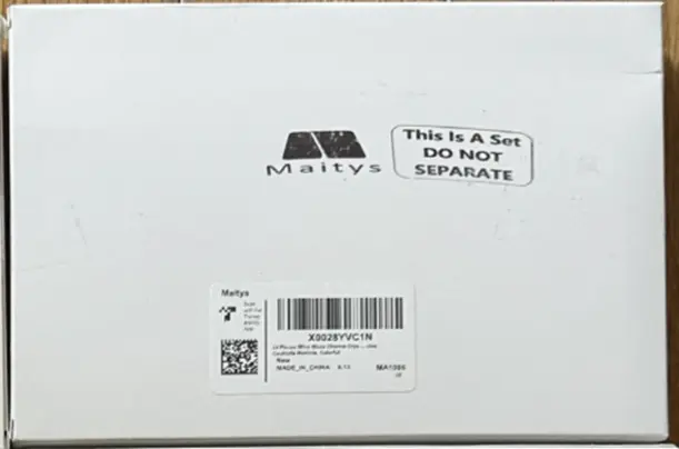 Recalled Maitys Glass Charms – packaging