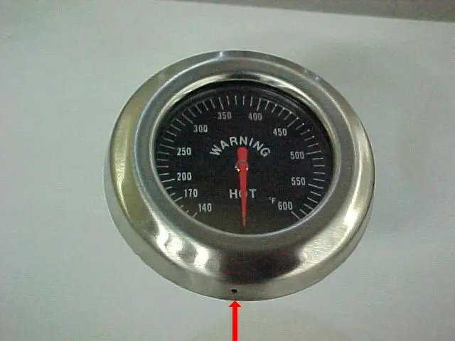 NEW temperature gauge with vent hole