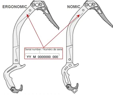 Location of serial number