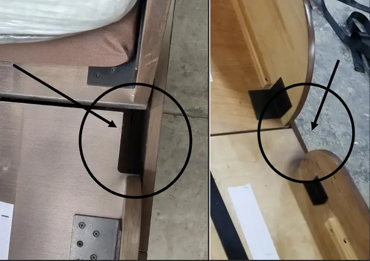 Left: Models after May 2022 (with notch) - Right: Models prior to May 2022 (without notch)
