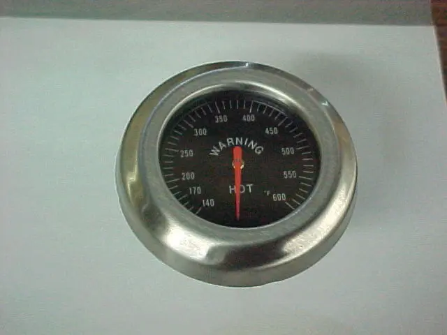 Recalled old temperature gauge with no vent hole