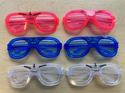 Glasses included in the recalled party packs