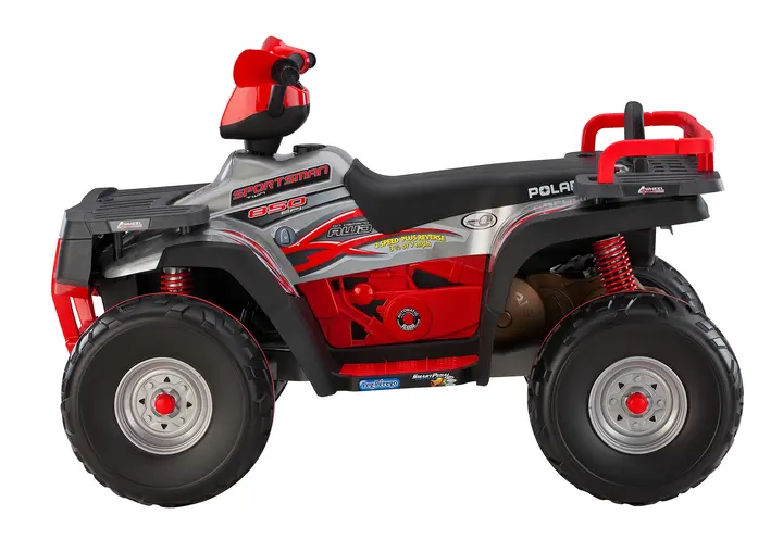 Recalled Peg Perego 850 Polaris Sportsman ride-on vehicle (side view)