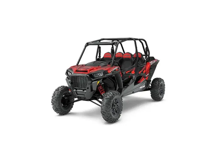 2018 Polaris RZR XP 4 Turbo Fox Edition in Matte Sunset Red
