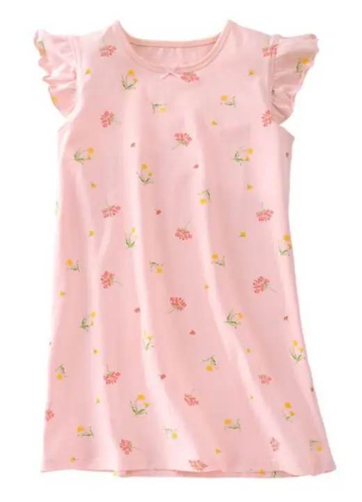 Recalled iMOONZZZ pink flutter sleeved nightgown