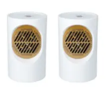 Recalled White Personal Space Electric Heater - Set of 2