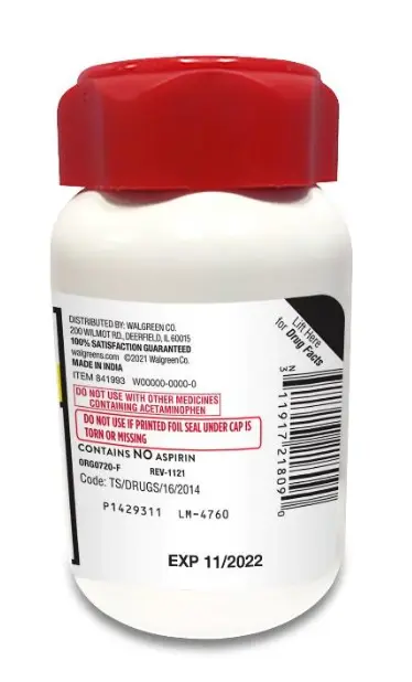 The UPC code, lot number and expiration date can be found on the label on the back of the bottle
