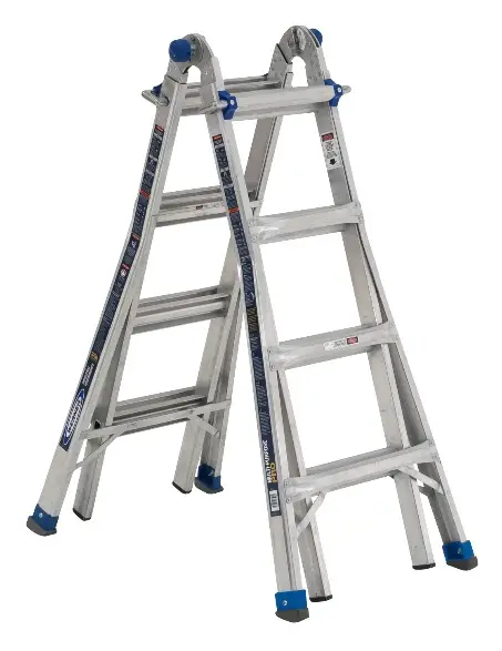 Photo from the official notice: Werner Recalls Aluminum Ladders Due to Fall Hazard