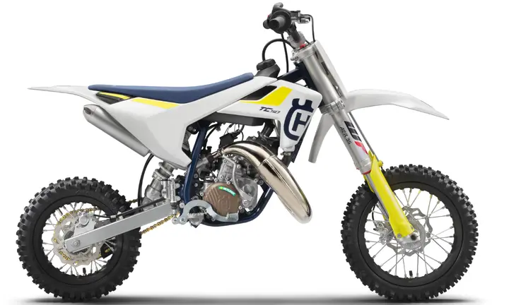 Recalled 2019 Husqvarna TC 50 motorcycle.
