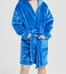 Recalled BAOPTEIL children's robe - Solid blue