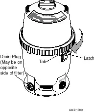 Diagram of recalled pool filter