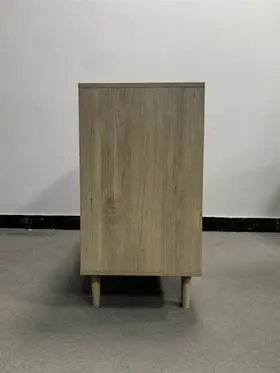 Recalled Rattan 6-Drawer Dresser - Side