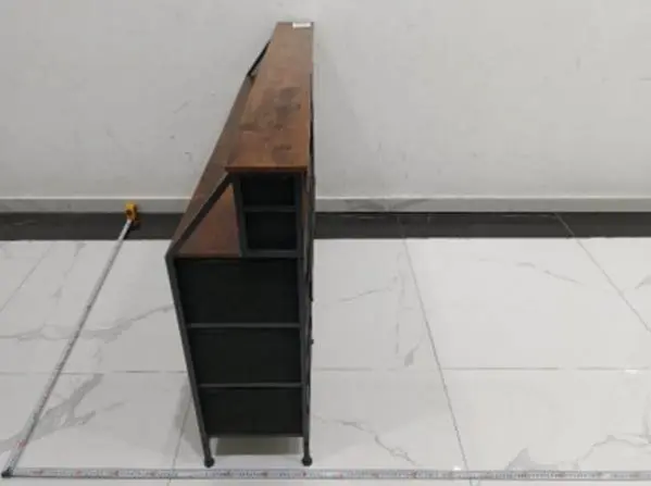 Recalled Romorgniz 13-Drawer Dresser in rustic brown (side)
