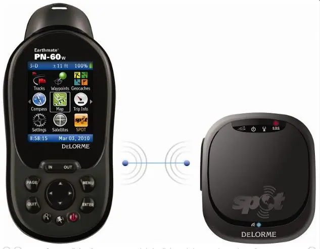 Recalled satellite communicator with the bundled GPS which is NOT subject to this recall