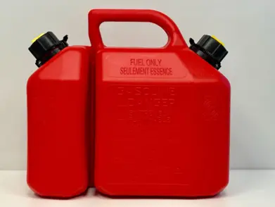 Recalled Scepter B62 Gas and Oil Fuel Container – side