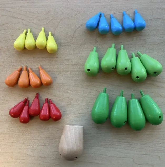 The recalled Shierdu toys consist of 28 pieces that attach to each other to form a cactus
