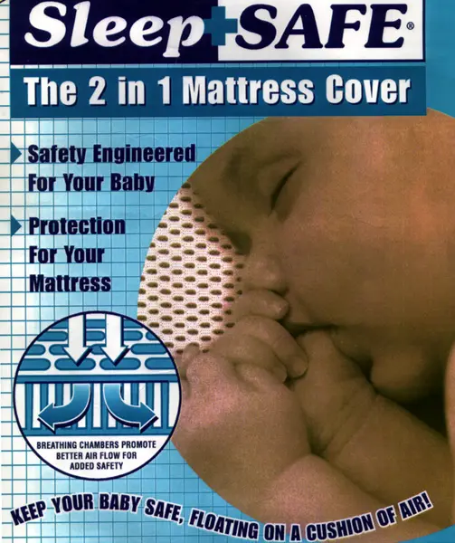 Sleep Safe Mattress Cover marketing/packaging