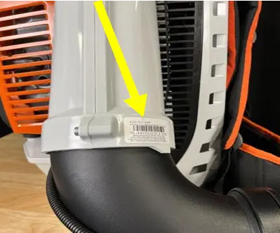 Location of Serial Number