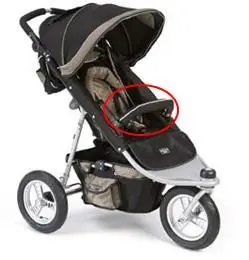 Recalled Tri Mode Single Jogging Stroller
