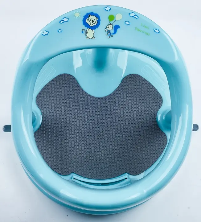 Recalled Superb Sports baby bath seat – light blue (top view)
