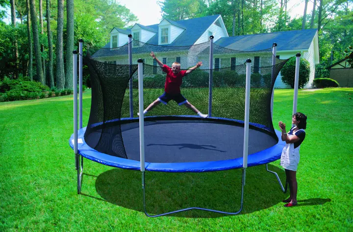 Recalled Trampoline with enclosure