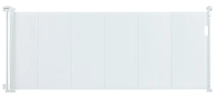 Recalled Vevor Retractable Baby Gate, model number YJ-3371 in white