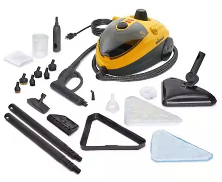 Recalled Wagner Model 925e Elite Steamer, pictured with included accessories