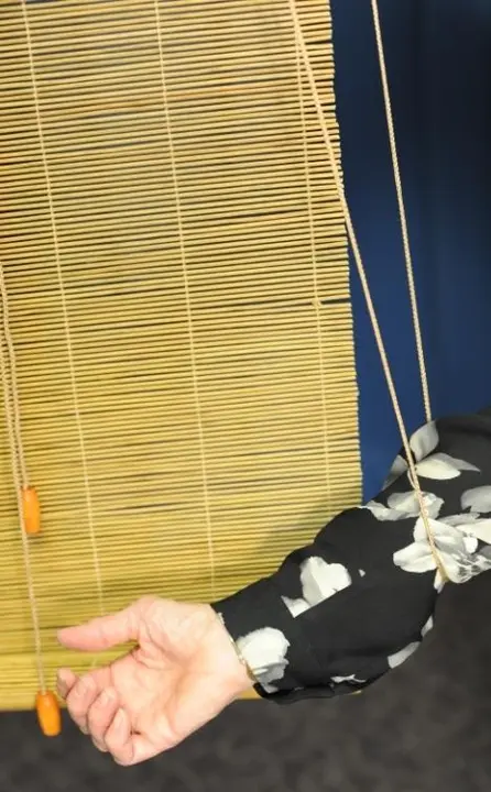 Recalled Roll-Up Blind showing cord