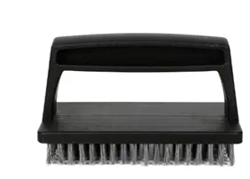 Expert Grill Handheld Steel Fiber Scrub Brush with Ergonomic Handle for Grill Cleaning