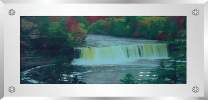 Recalled Kinetic Lighting Picture (Moveable Waterfall Picture)