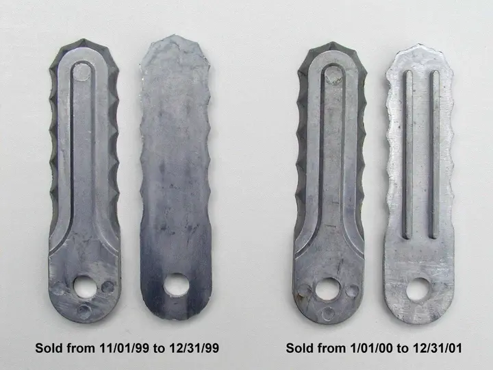 Recalled Model 4650 Weed Cutting Attachment Blades